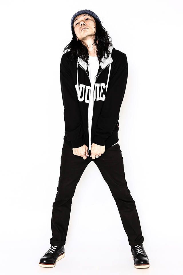 COLLEGE HIGHNECK ZIPHOOD-SWEAT