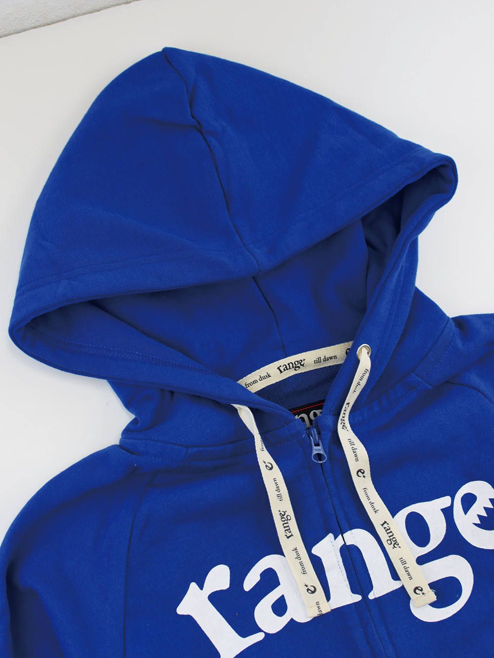 range color combination zip hoody