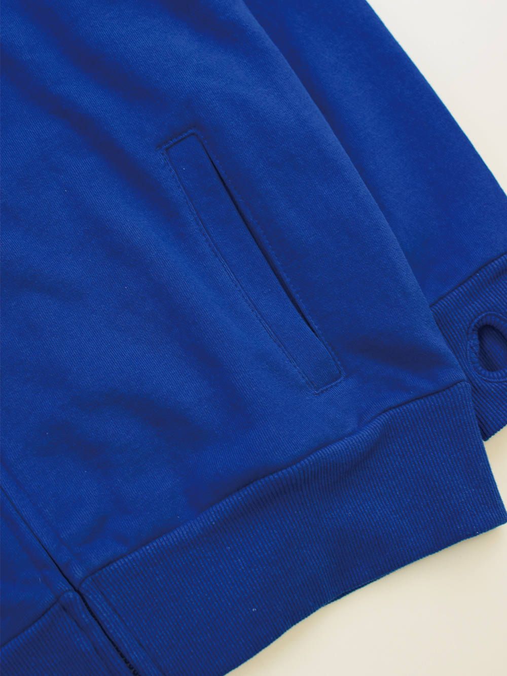 range color combination zip hoody