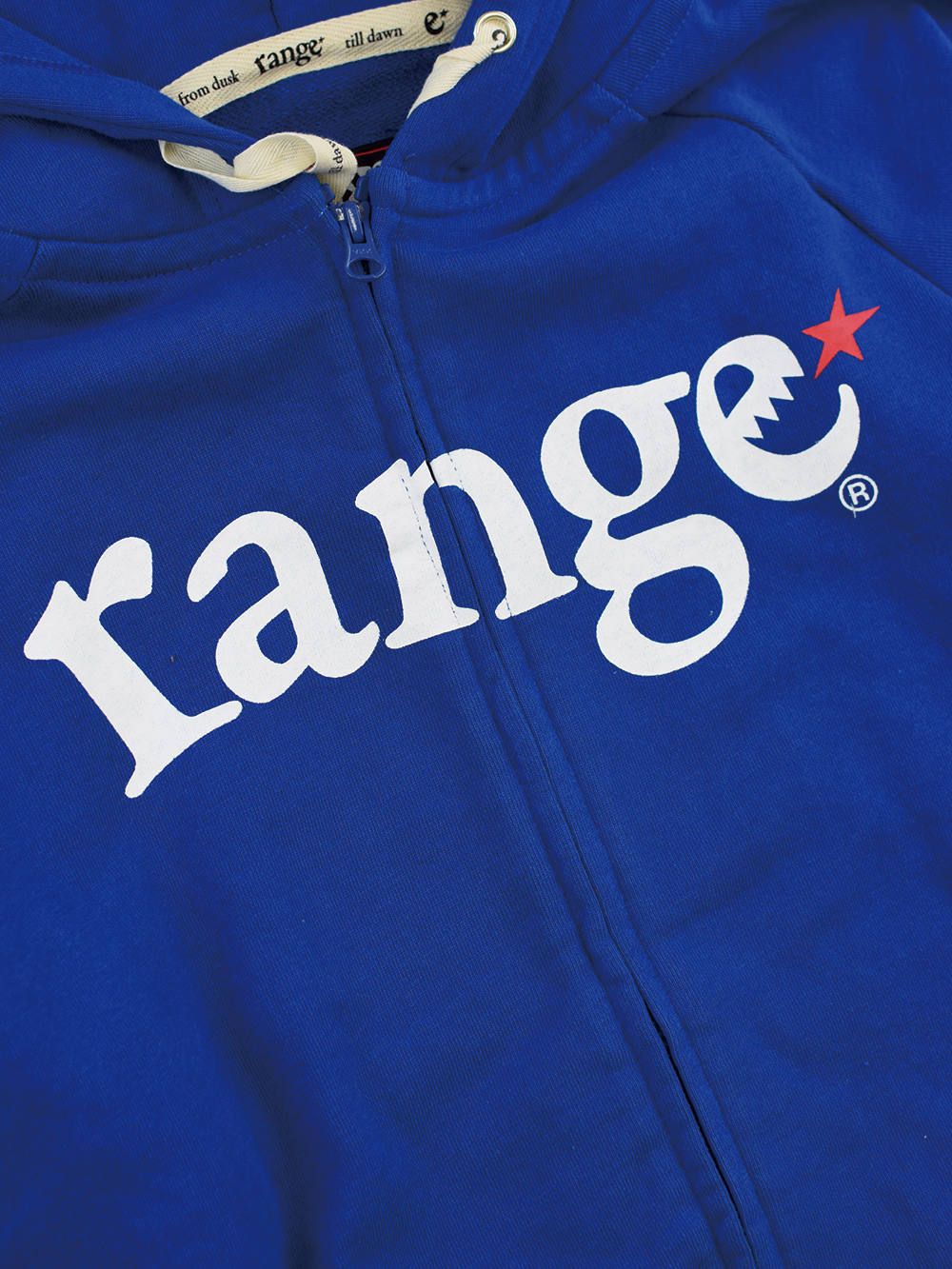 range color combination zip hoody