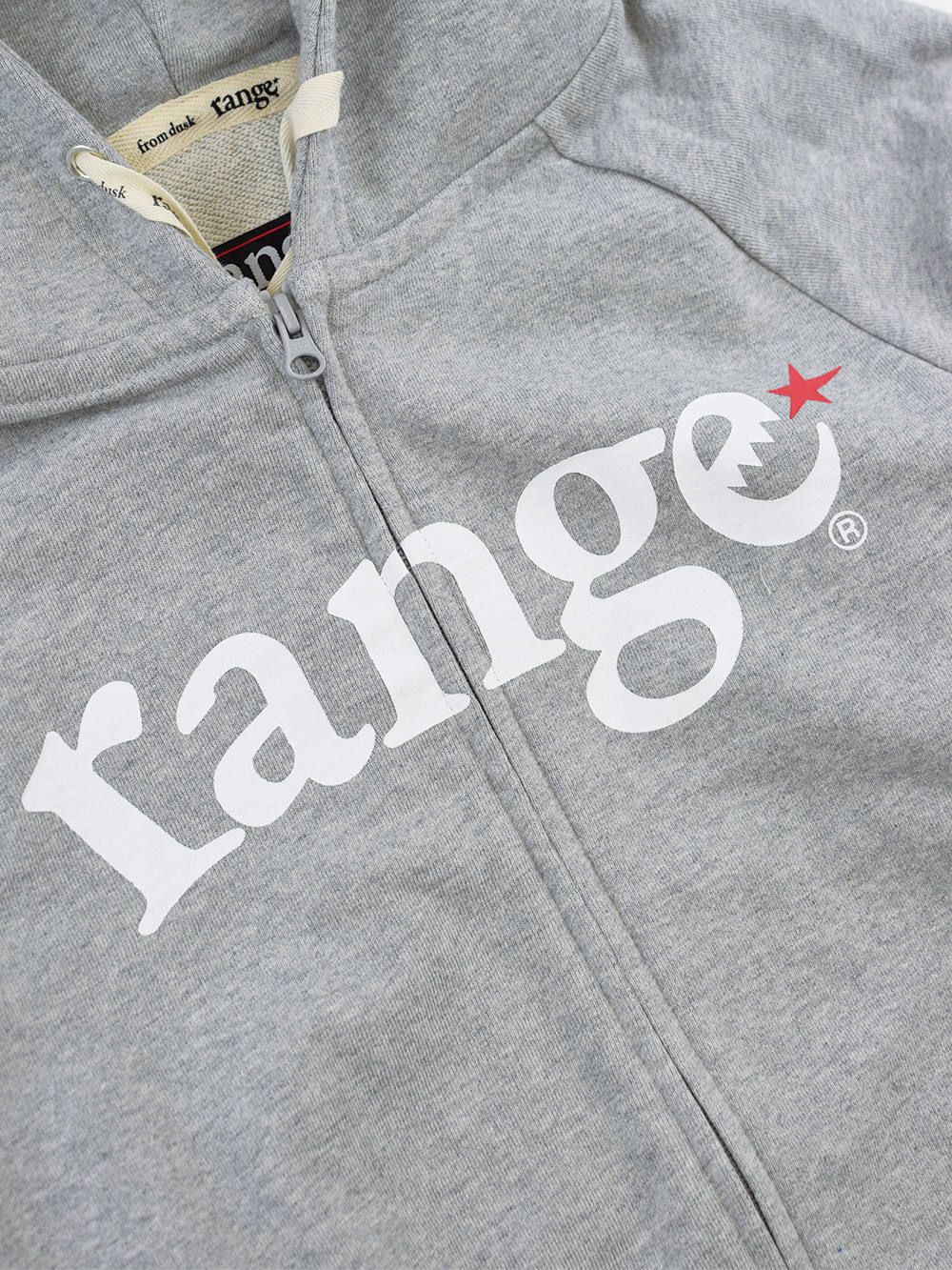 range color combination zip hoody