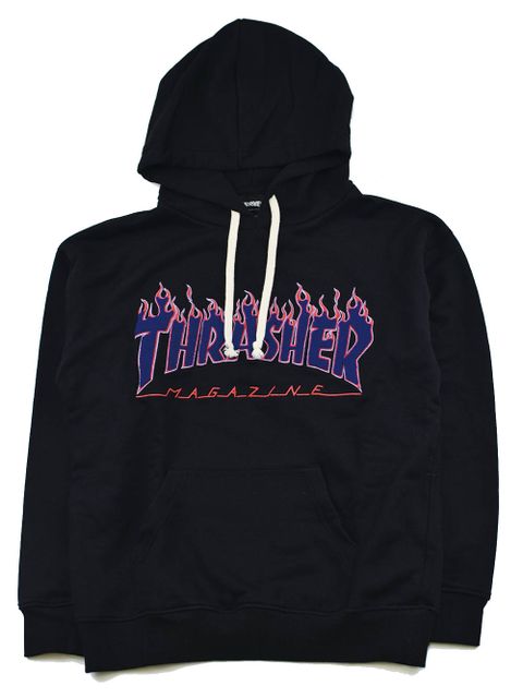 FLAME Chenille emb. HOODIE