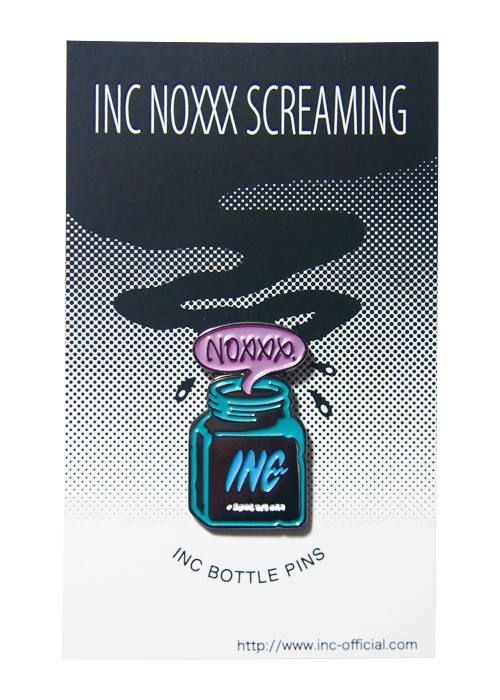 INC BOTTLE pin / poison bottle