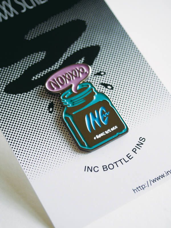 INC BOTTLE pin / poison bottle