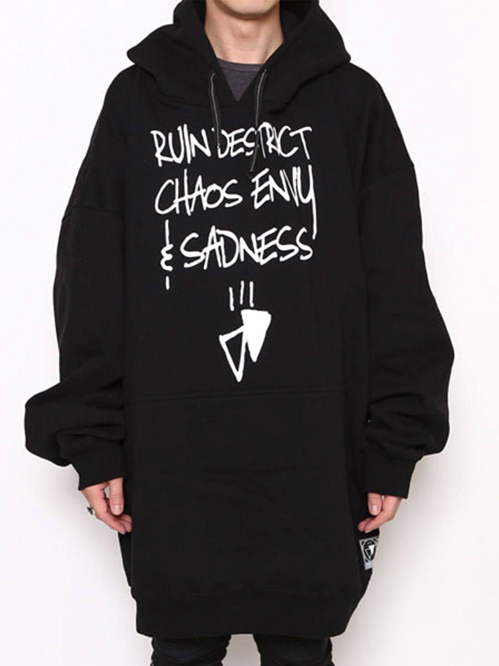 SCRIBBLE -Outsize Pullover-