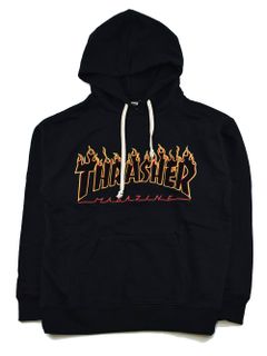 FLAME Chenille emb. HOODIE