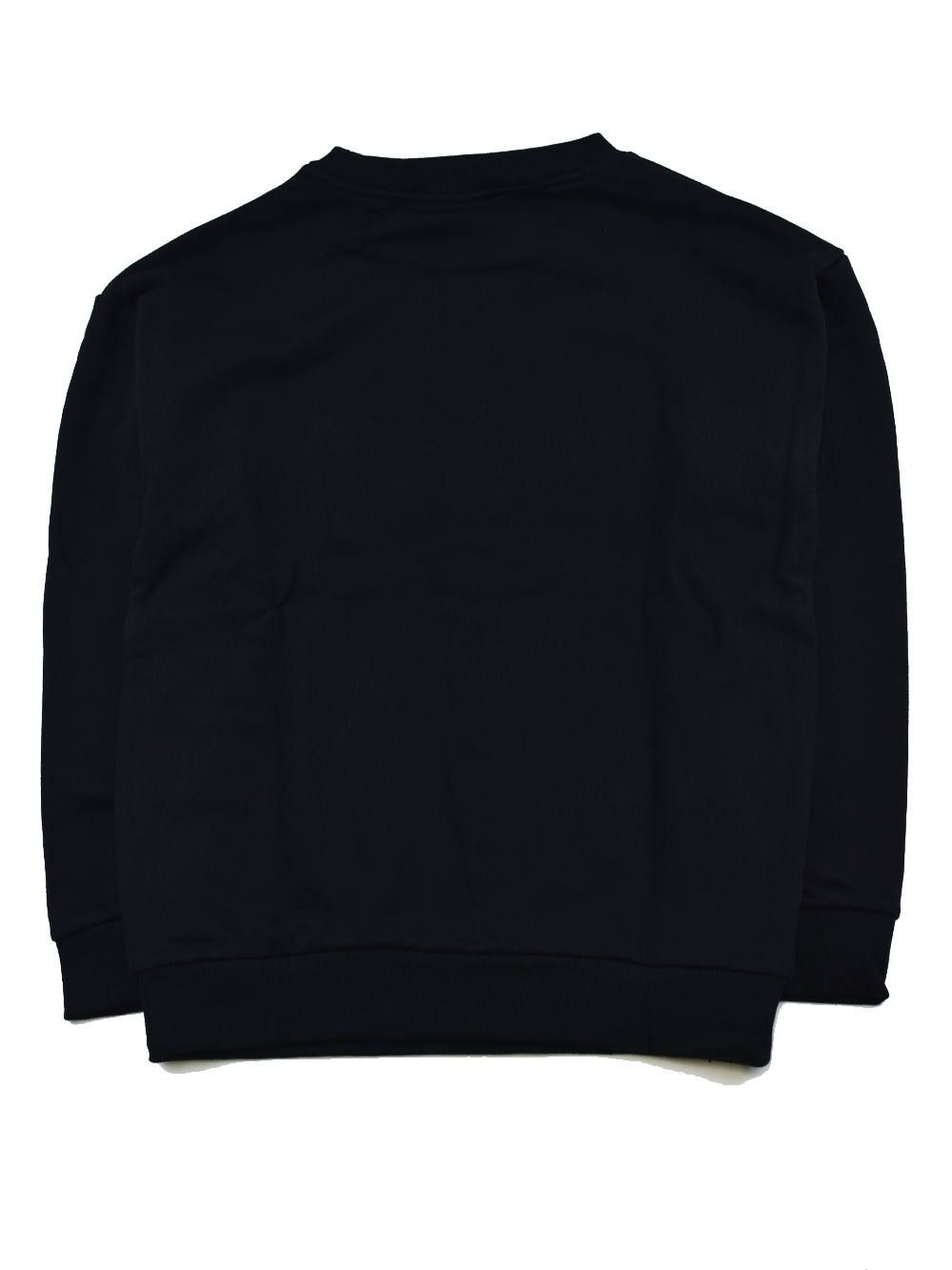 FLAME Chenille emb. CREW SWEAT