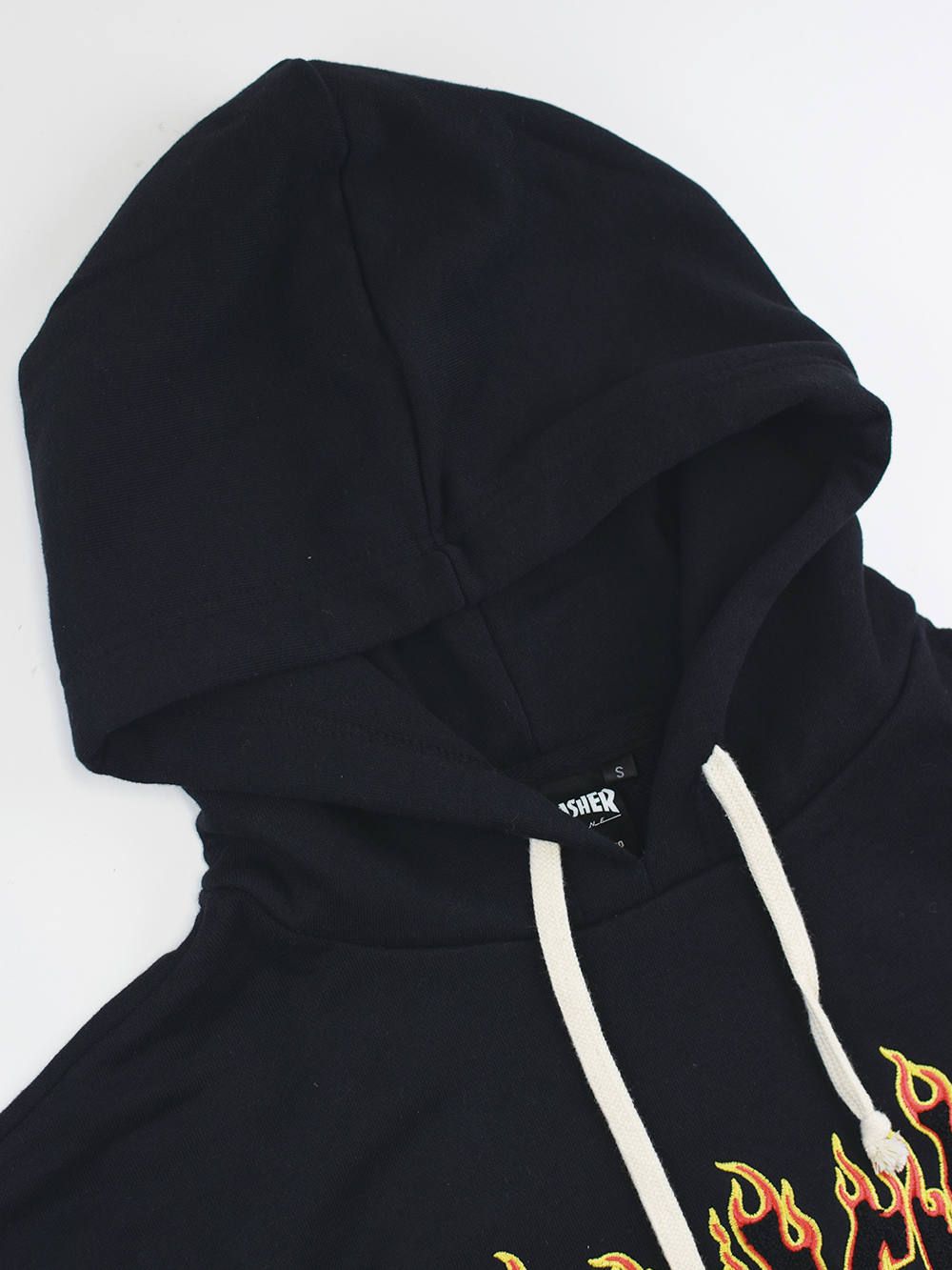 FLAME Chenille emb. HOODIE