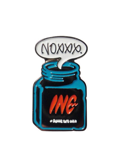 INC BOTTLE pin / plain bottle