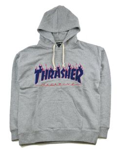 FLAME Chenille emb. HOODIE