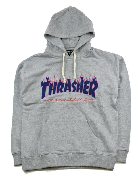 FLAME Chenille emb. HOODIE
