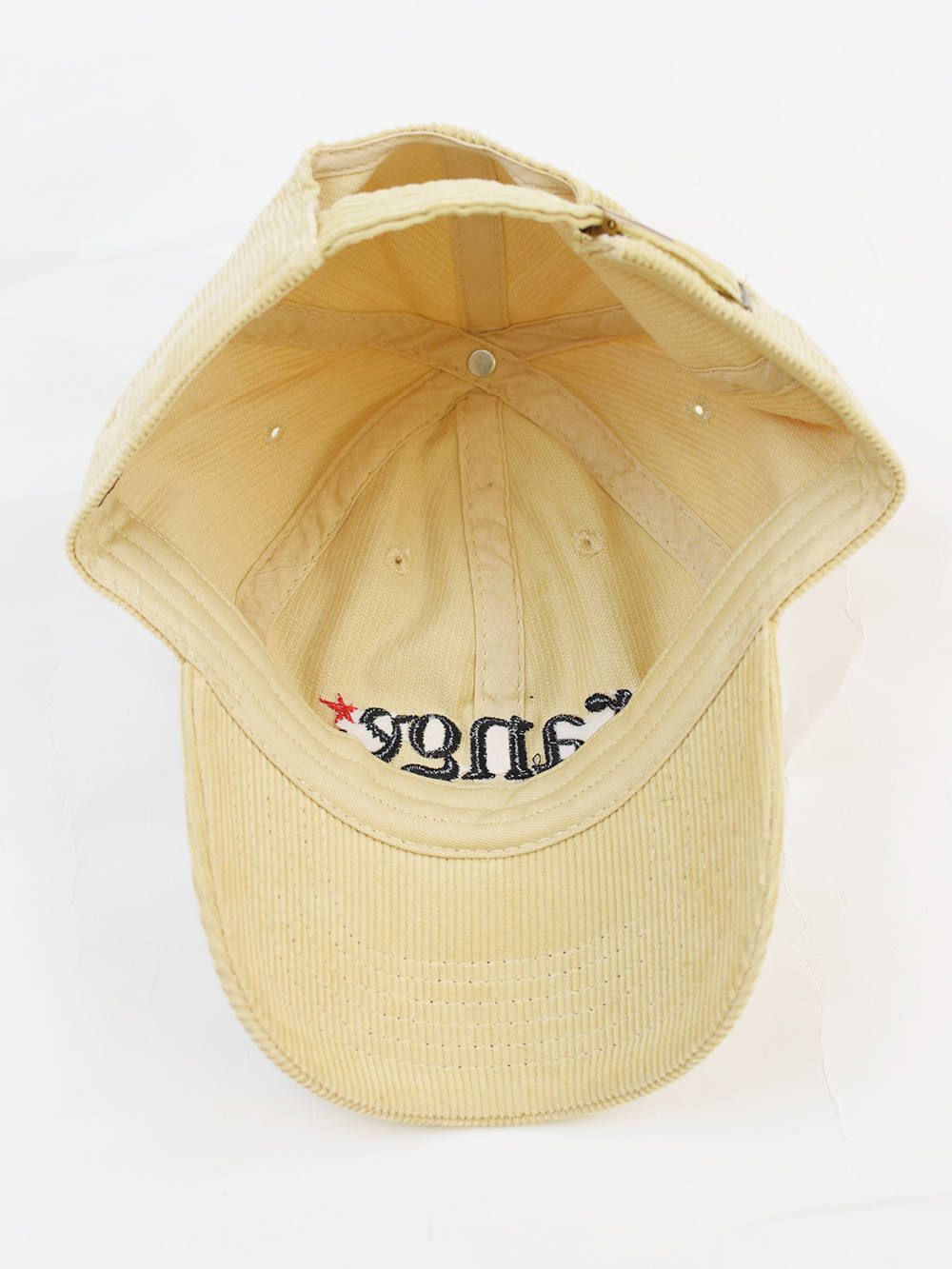 rg round collar corduroy cap
