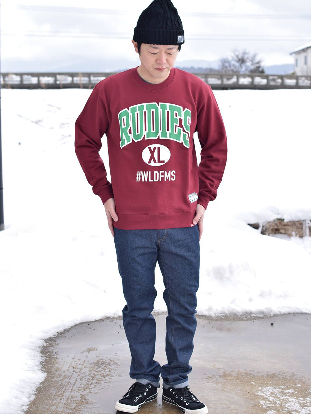 COLLEGE CREW-SWEAT