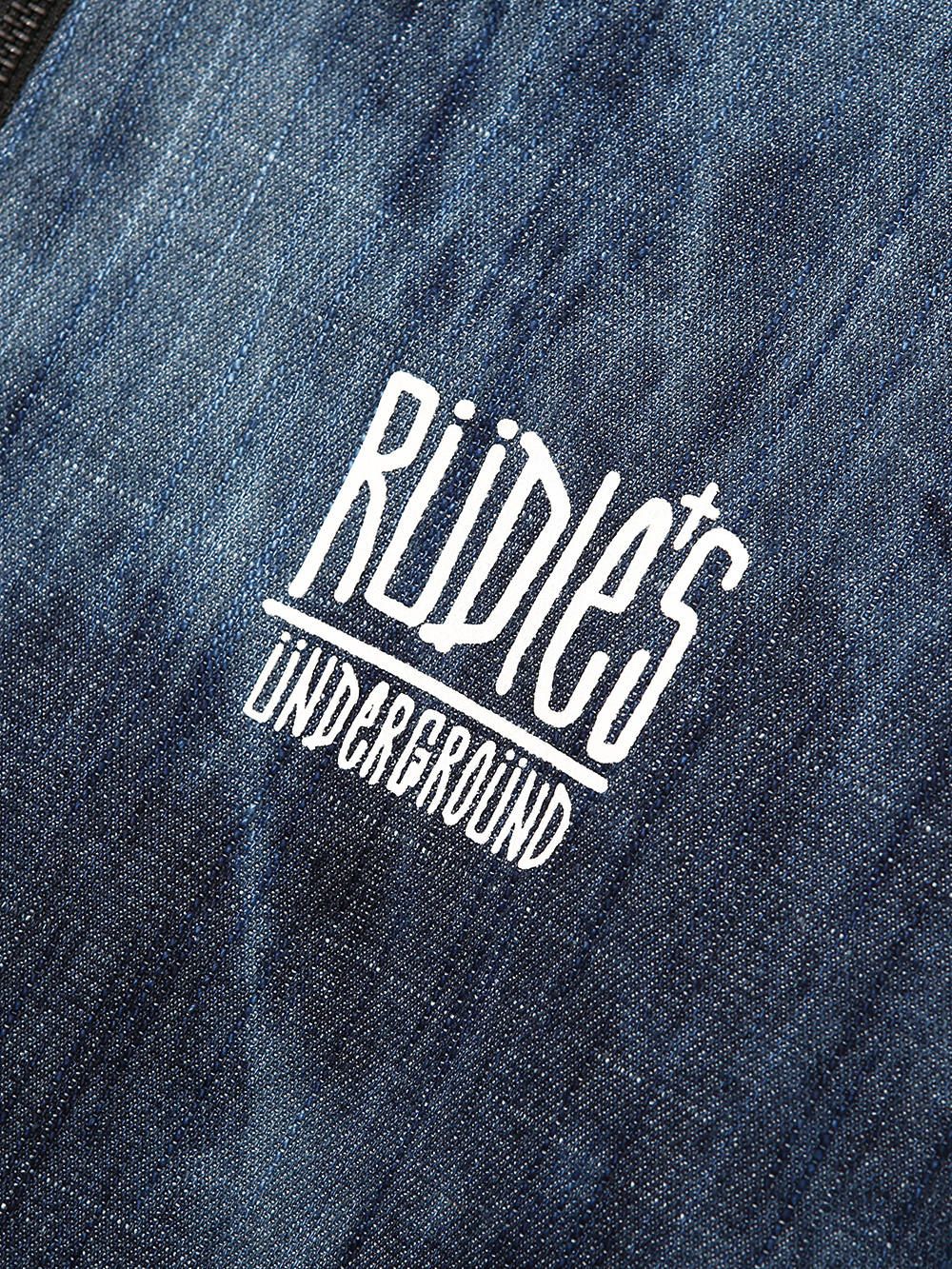 DRAWING DENIM-BLOUSON