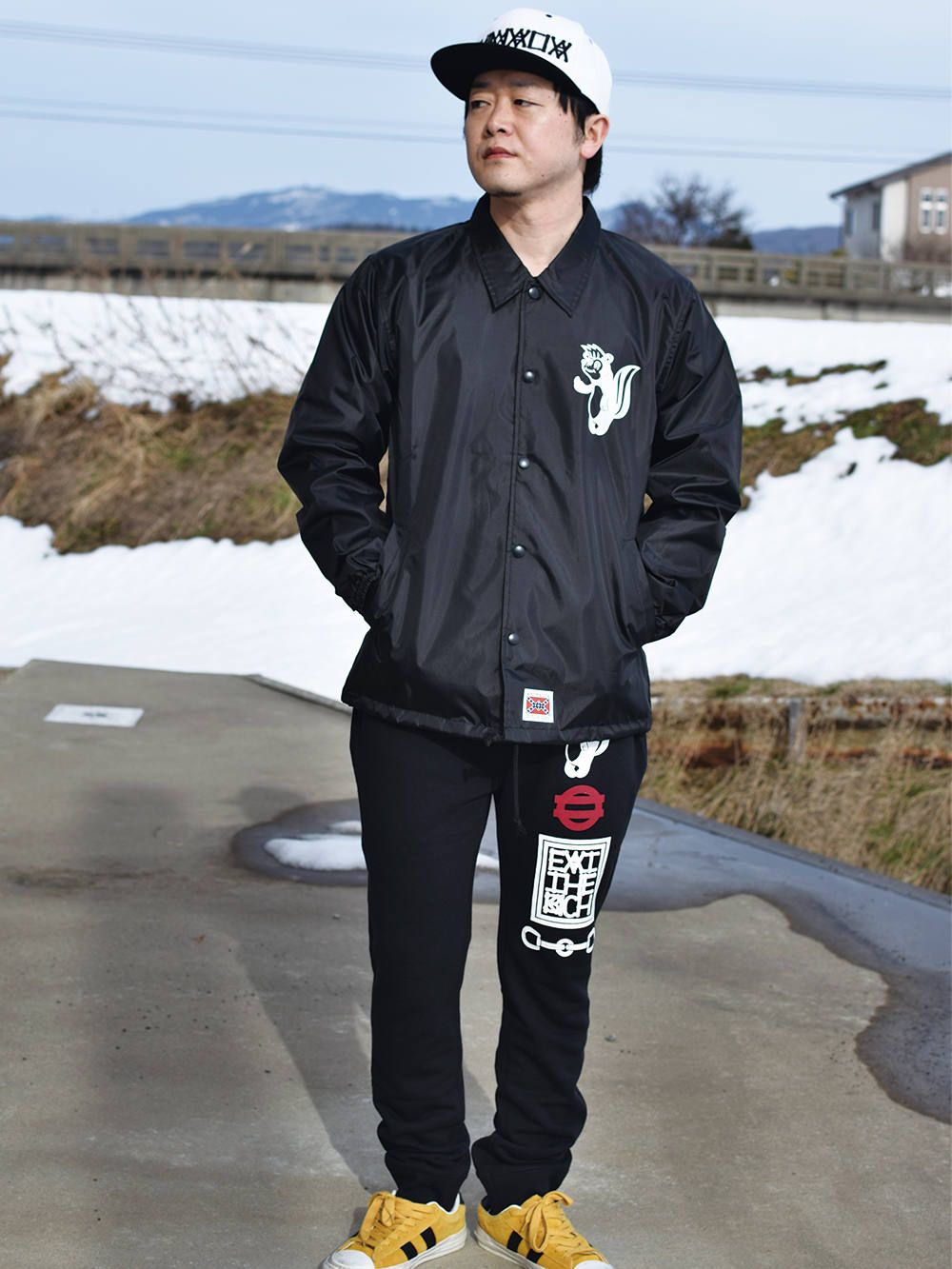 COACH JACKET : EAT THE RICH