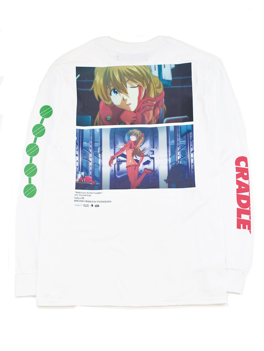 ROLLING CRADLE - RCxEVANGELION LONG T-SHIRT “Shikinami Asuka