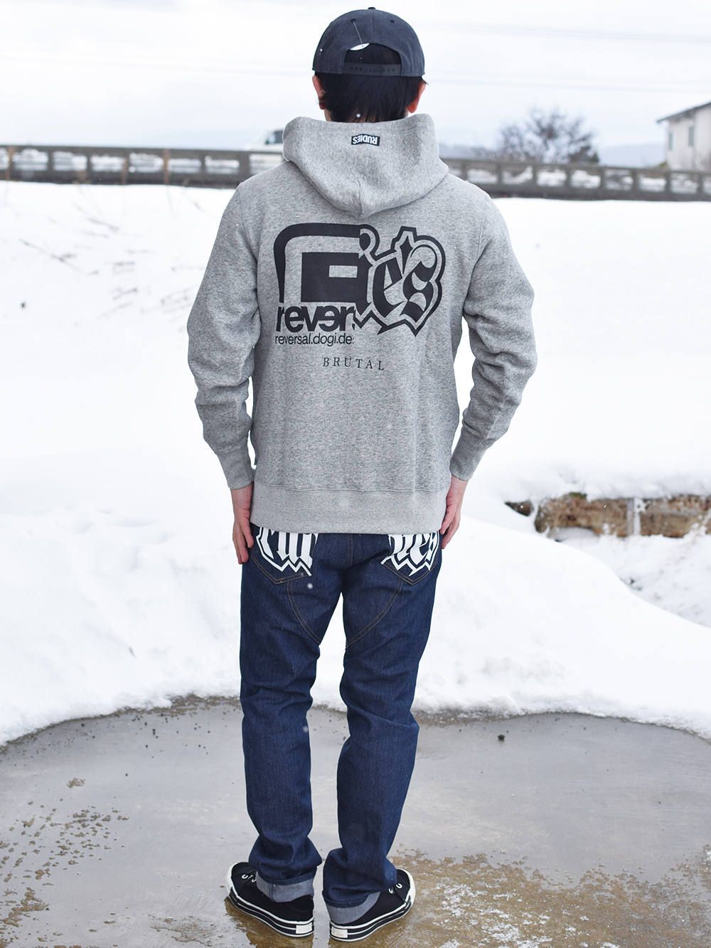 reversalxRUDIE'S BRUTAL COMBINE HOOD SWEAT