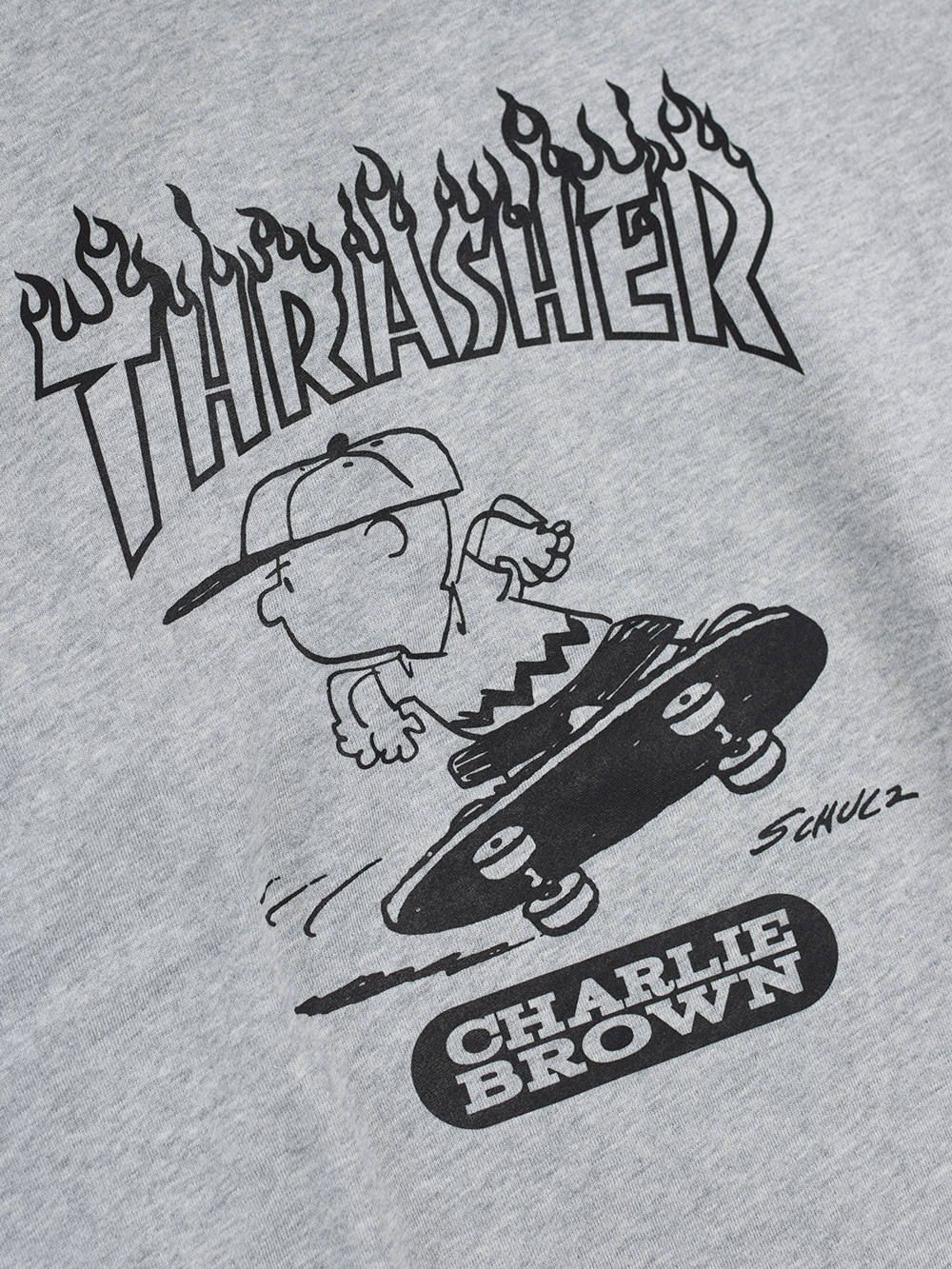 THRASHER×PEANUTS CREW SWEAT