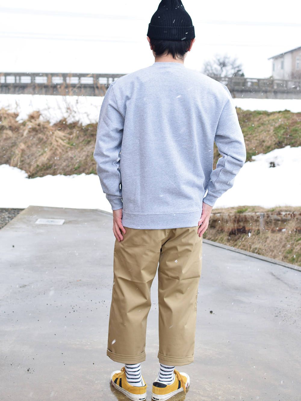 THRASHER×PEANUTS CREW SWEAT