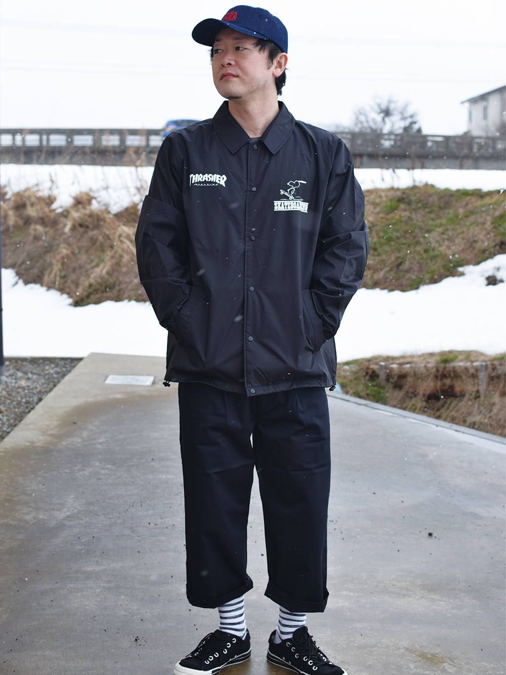 THRASHER×PEANUTS COACH JKT