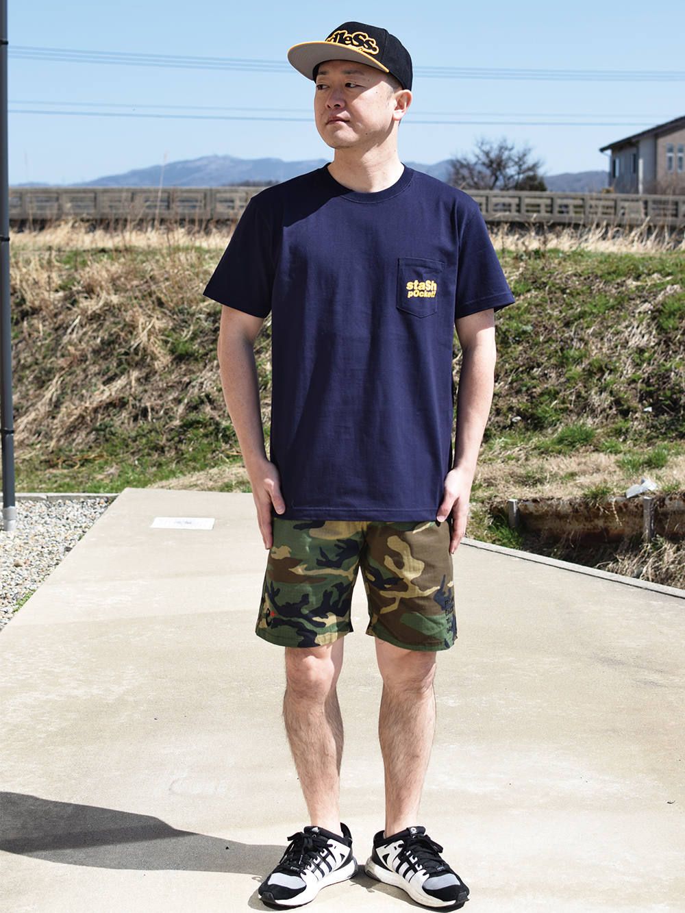 stash pocket ! s/s T shirts