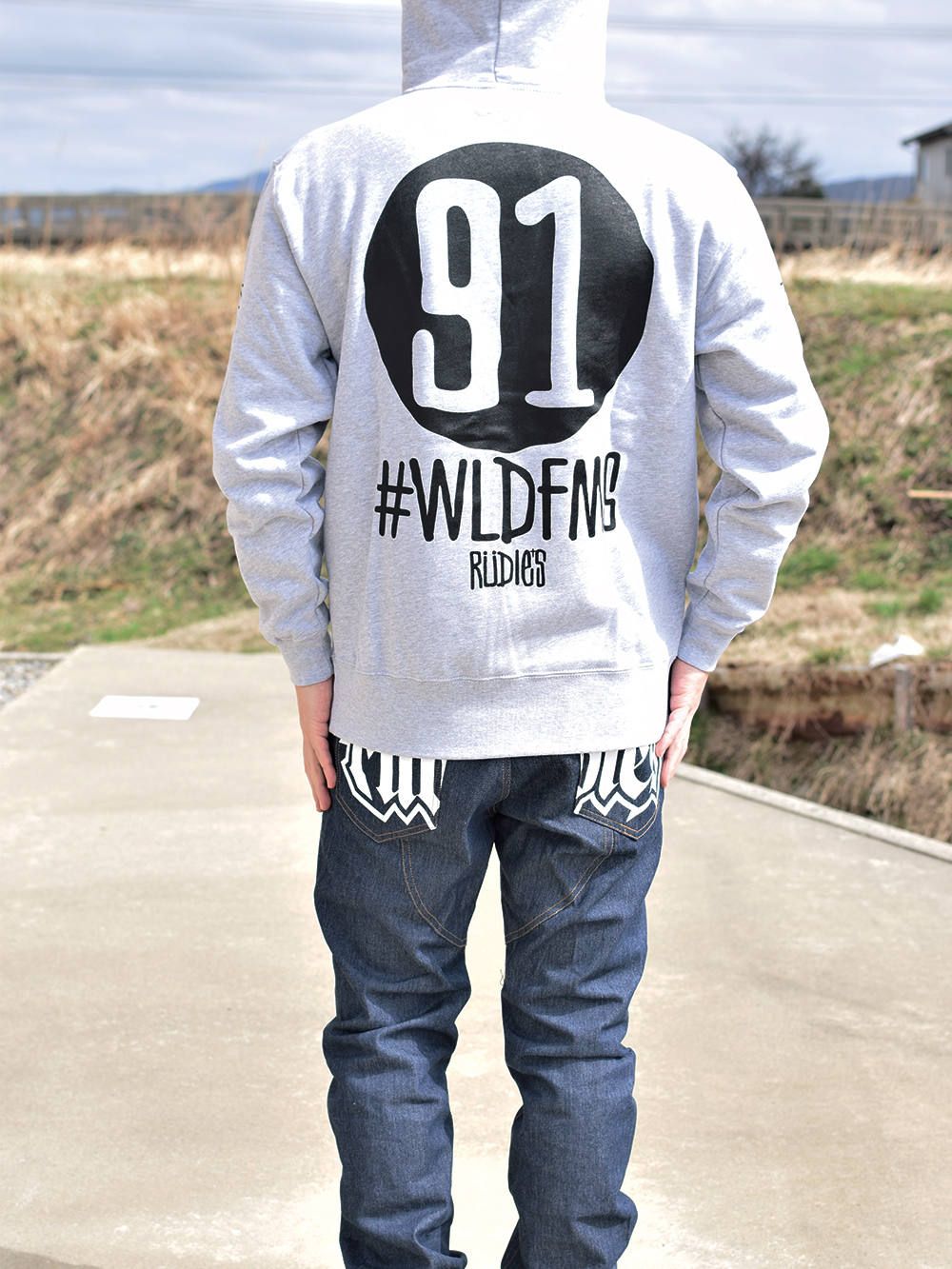 DRAWING NINEONE HOOD-SWEAT