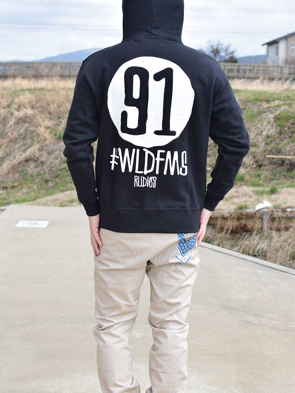 DRAWING NINEONE HOOD-SWEAT
