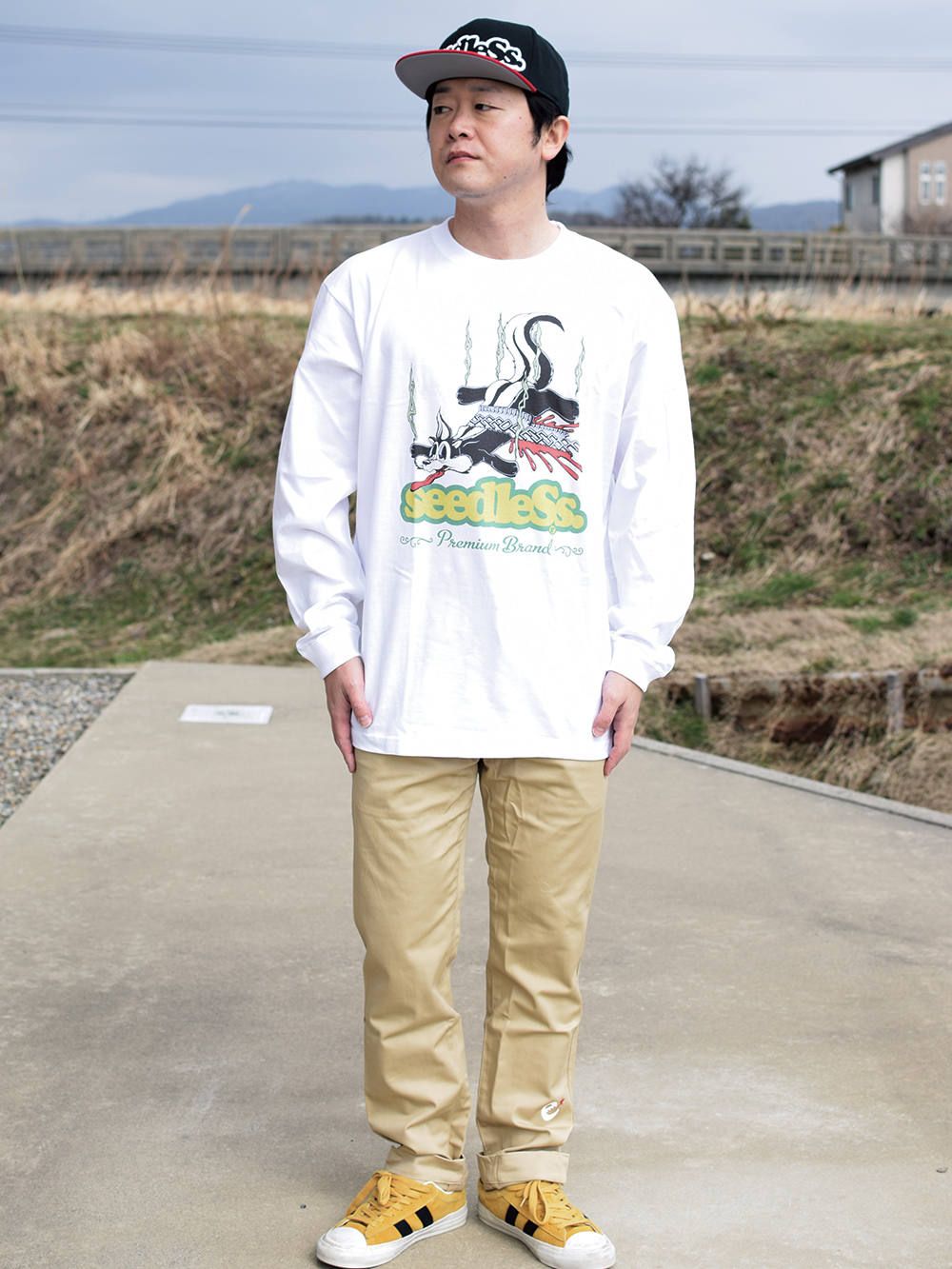 sd skunk 90's L/S T shirts