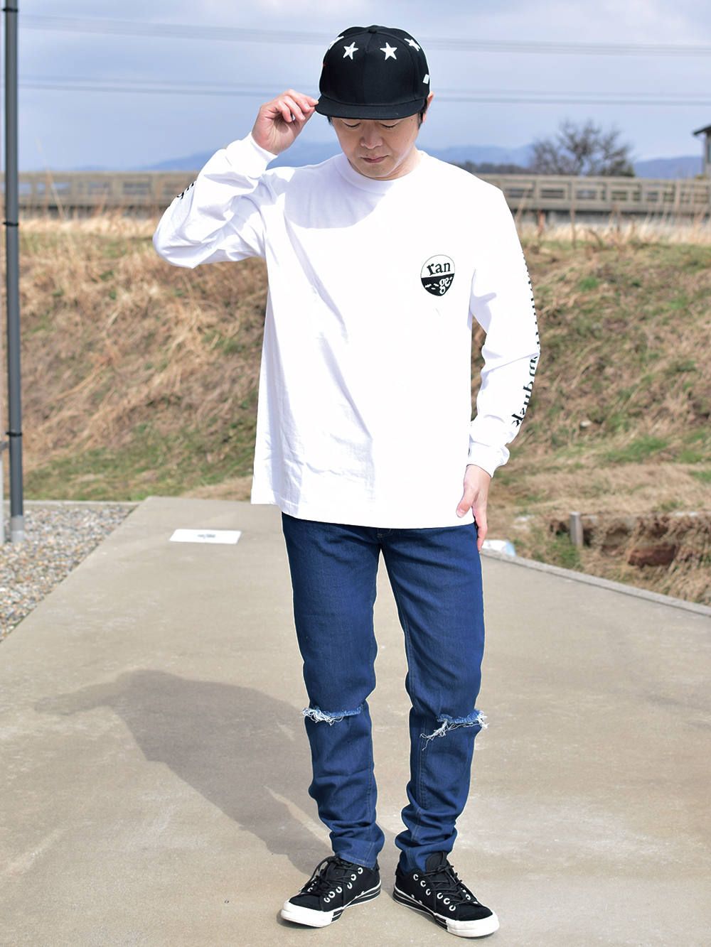 rg sleeve message L/S tee