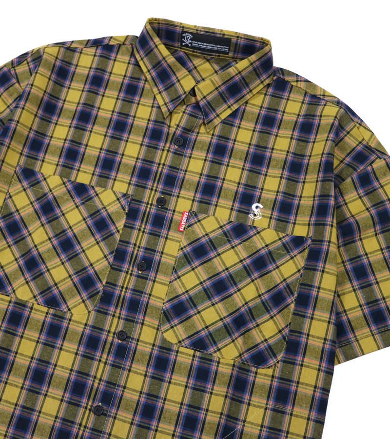 S-BONE CHECK S/S SHIRTS