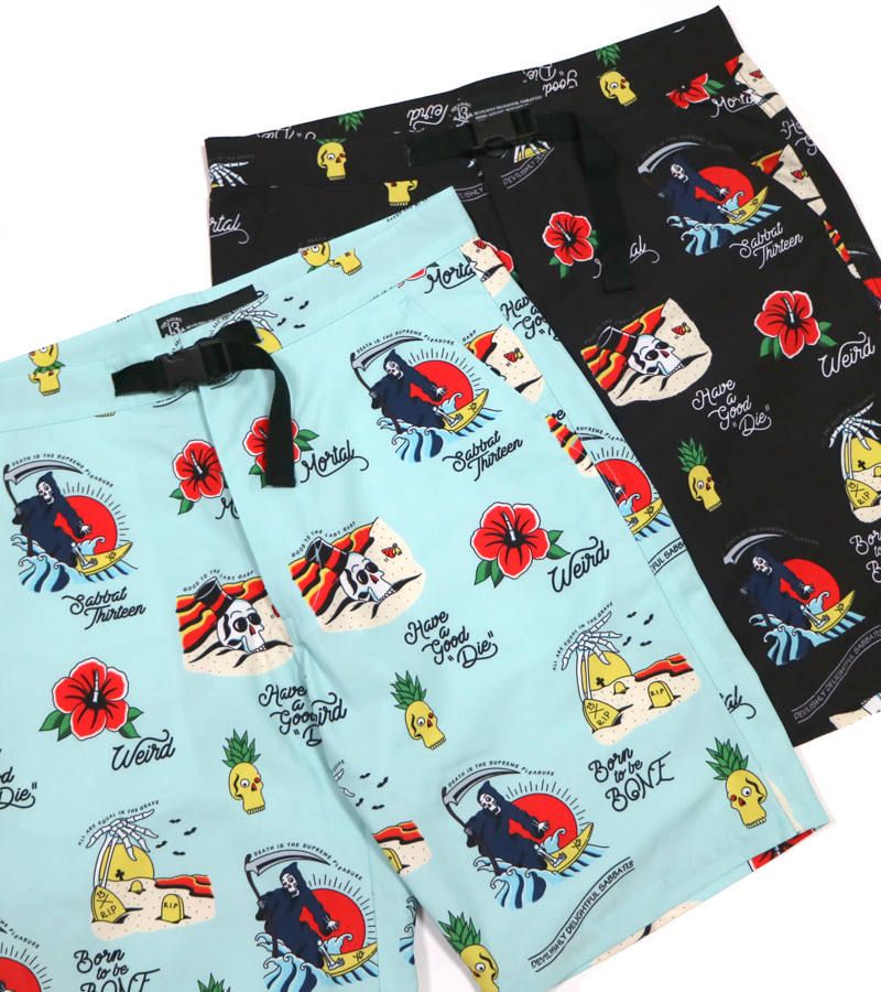 WEIRD BEACH ALOHA-SHORTS