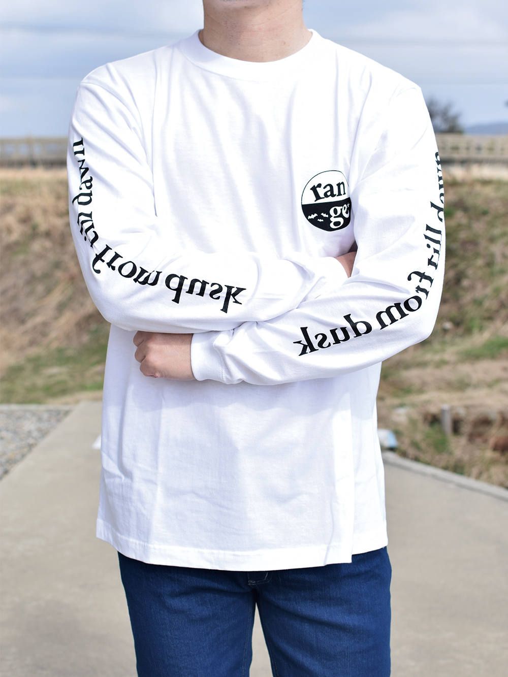 rg sleeve message L/S tee