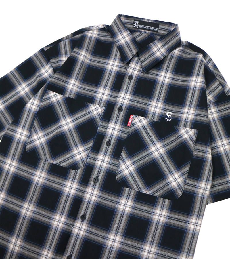S-BONE CHECK S/S SHIRTS