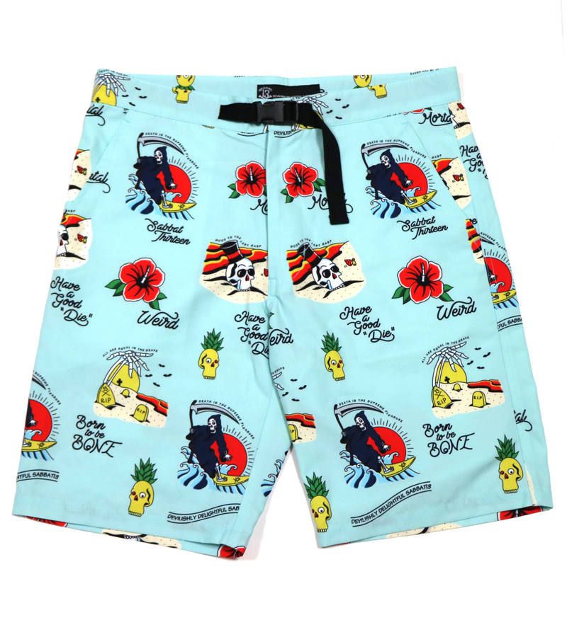WEIRD BEACH ALOHA-SHORTS