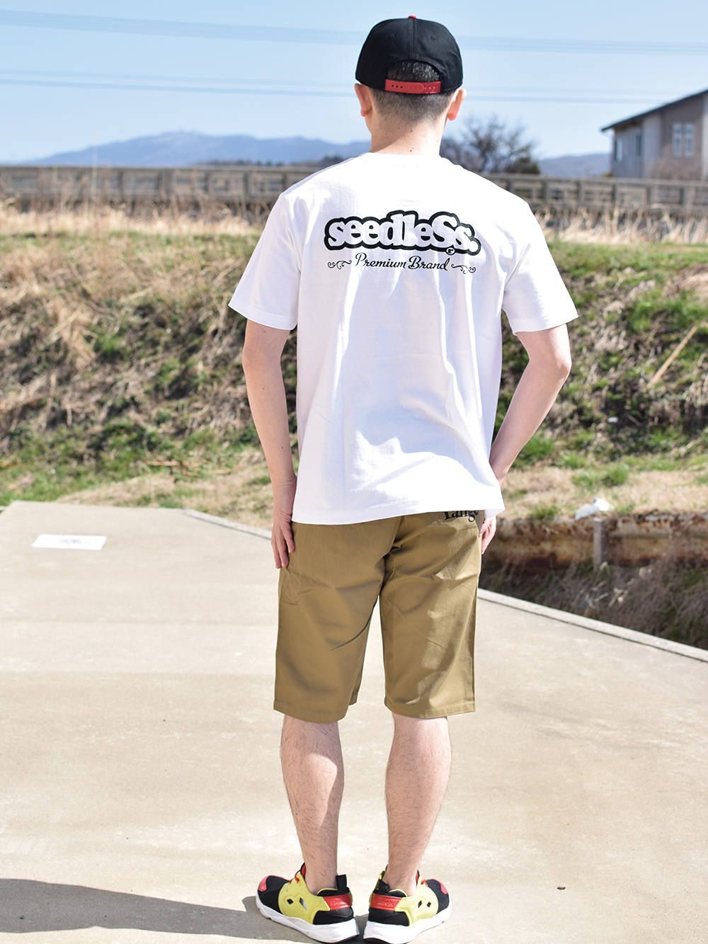 premium brand back print s/s T shirts