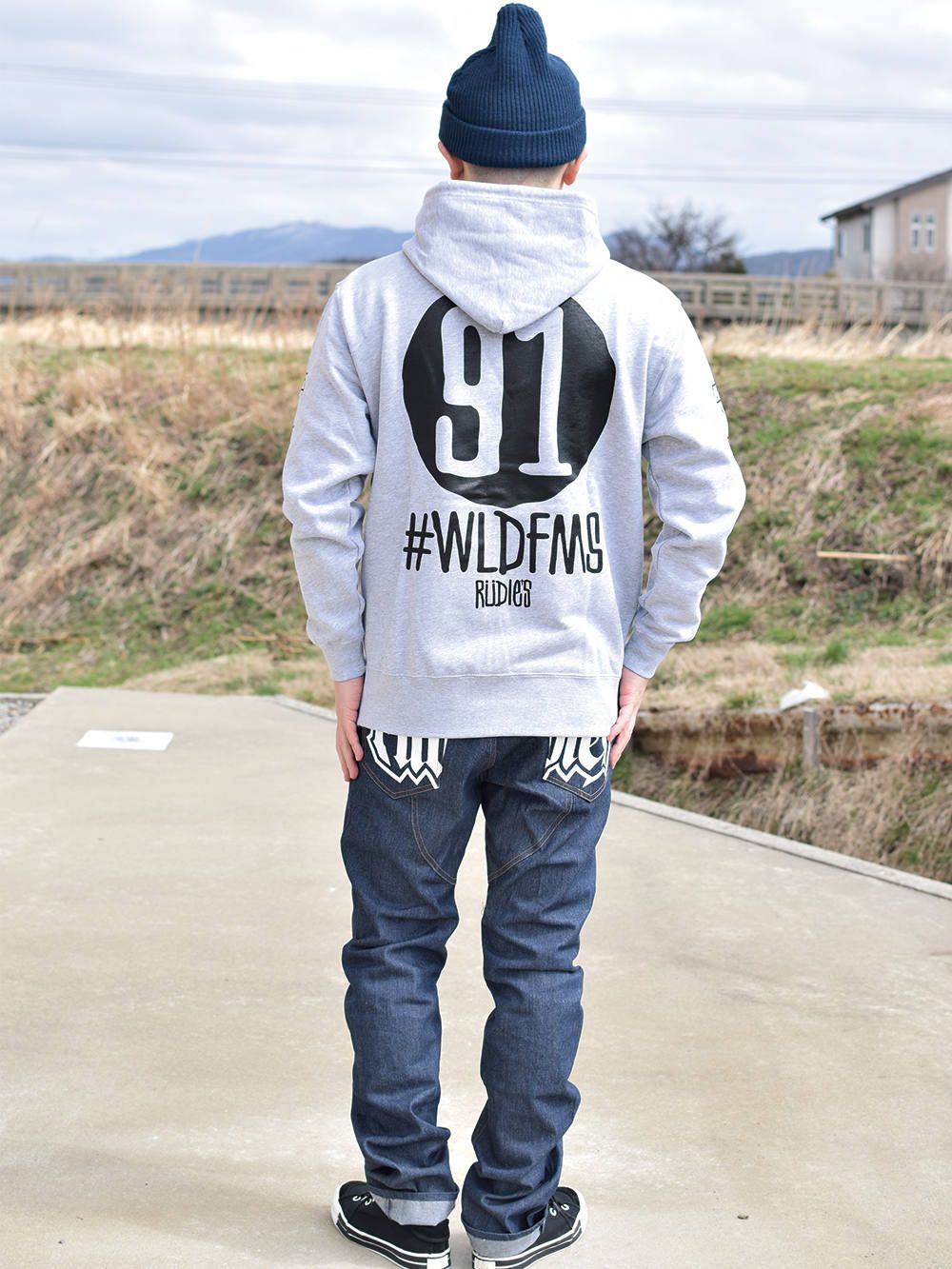 DRAWING NINEONE HOOD-SWEAT