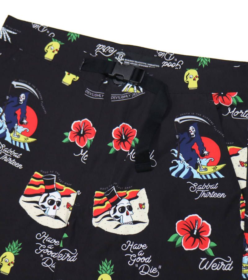 WEIRD BEACH ALOHA-SHORTS