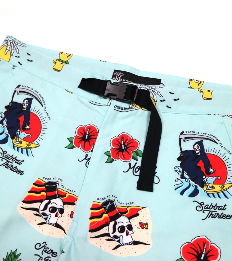 WEIRD BEACH ALOHA-SHORTS
