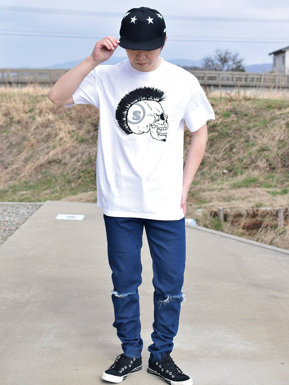 MOHICAN SKULL s/s T shirts