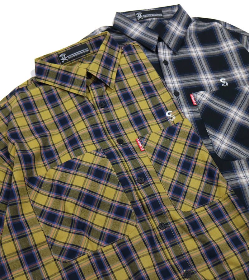S-BONE CHECK S/S SHIRTS