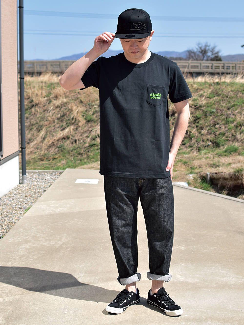 stash pocket ! s/s T shirts