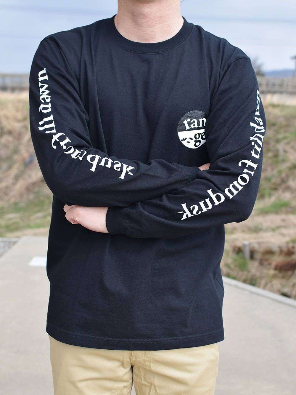 rg sleeve message L/S tee