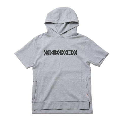 LOGO SIDE ZIP HOODIE S/S