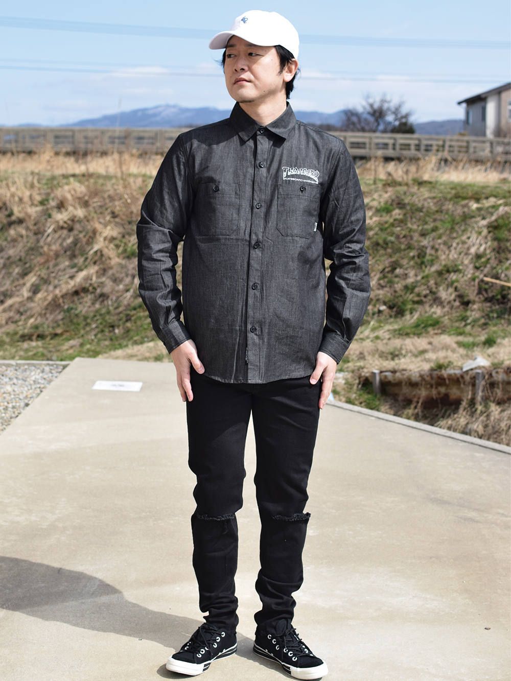 BBQ W.POCKET L/S SHIRTS
