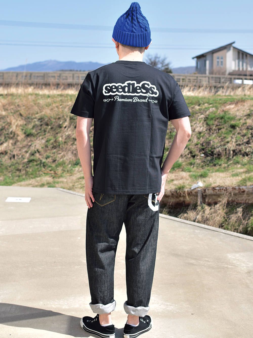 premium brand back print s/s T shirts