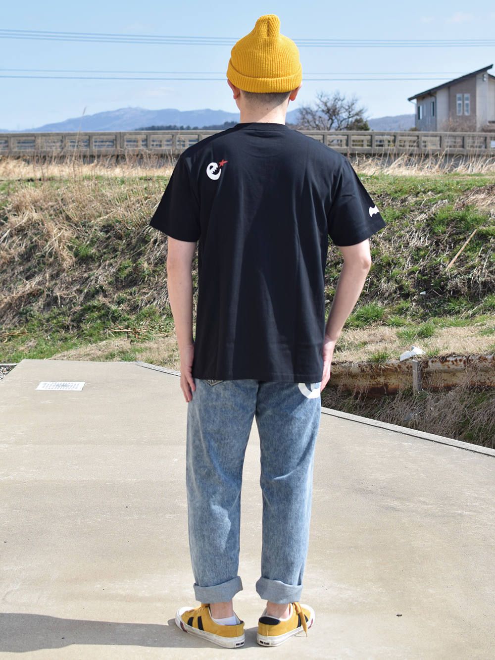 rg halfmoon logo s/s T