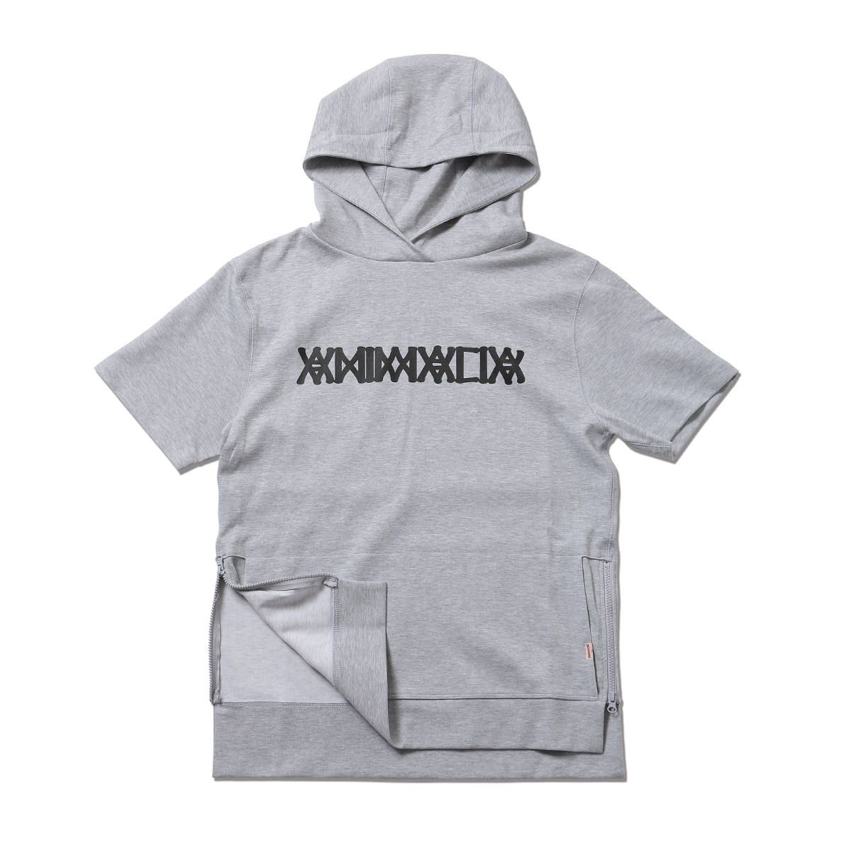 LOGO SIDE ZIP HOODIE S/S