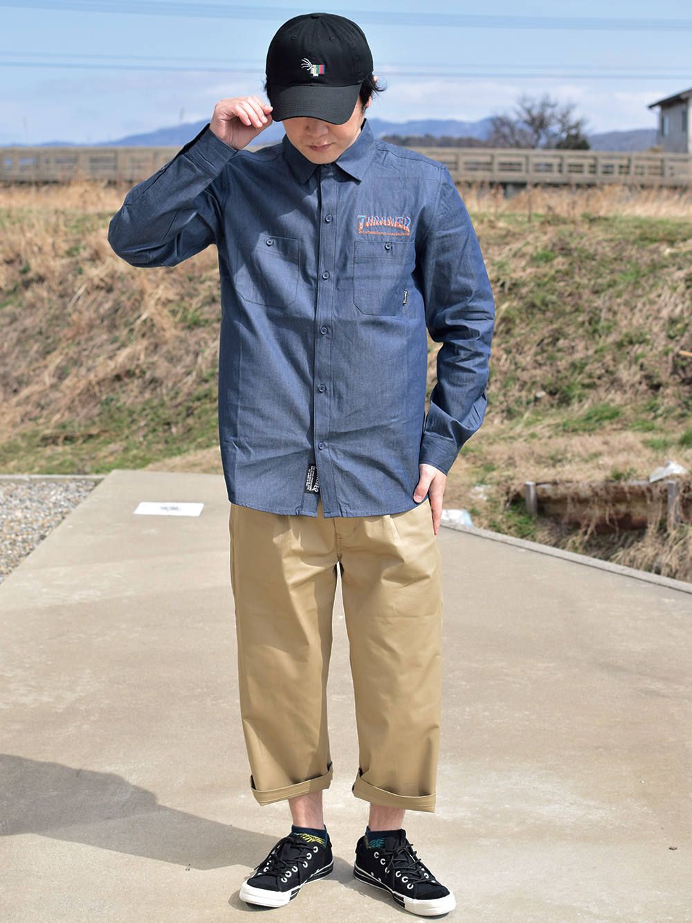 BBQ W.POCKET L/S SHIRTS