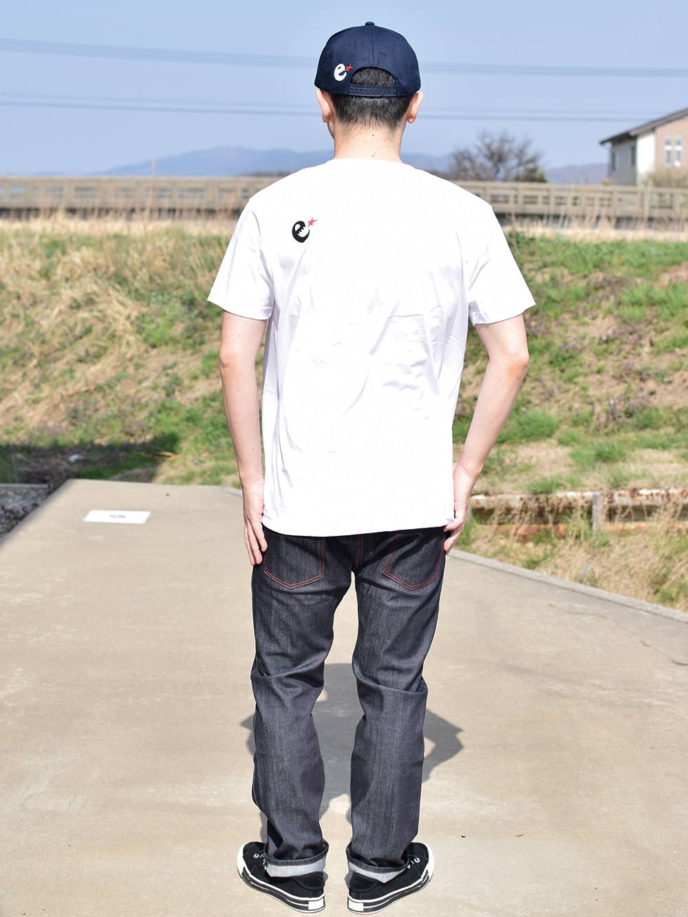 snap back skull s/s T