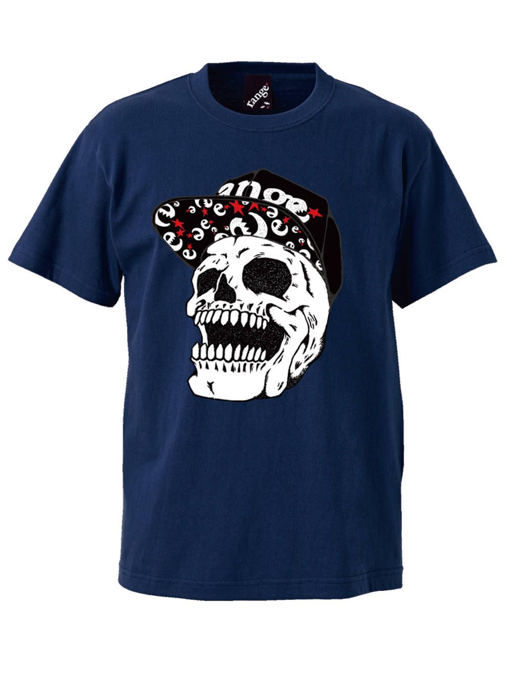 snap back skull s/s T